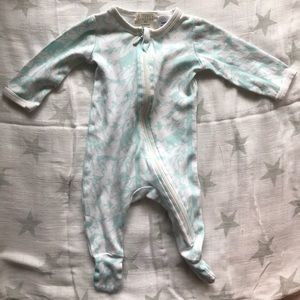 Wilson & Frenchy 0-3 month zipper footie pajama